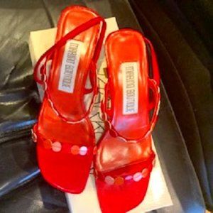 Women's Sandals Marino Boutique Coral Size 6 1/2W Imported